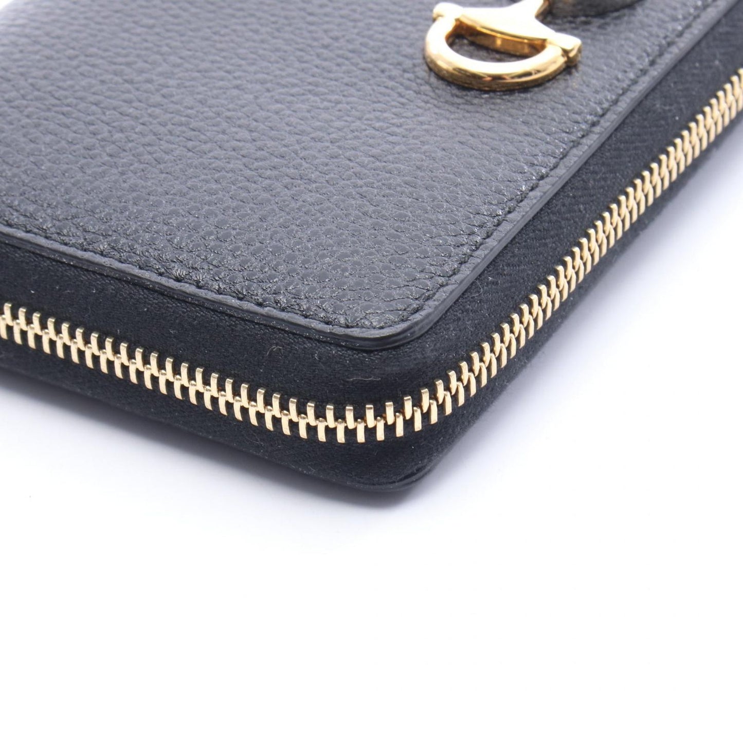 Gucci Round Wallet Zumi Black Leather — view 5