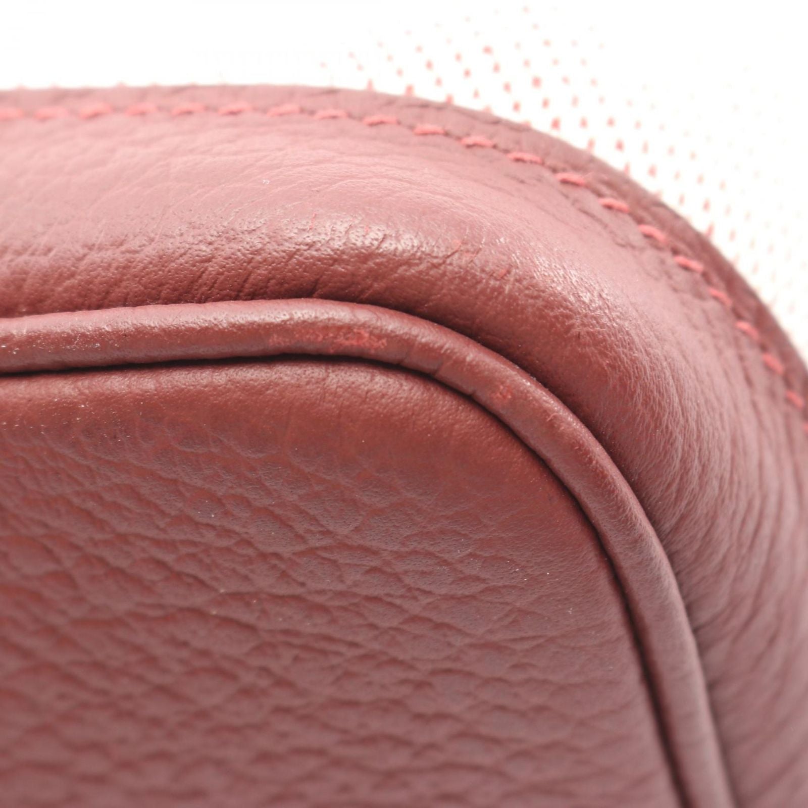 Hermes Tote Garden Party PM Ecru Rouge Ash Canvas Leather — view 6