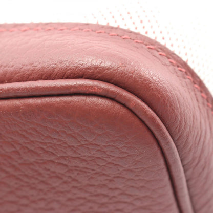 Hermes Tote Garden Party PM Ecru Rouge Ash Canvas Leather — view 6