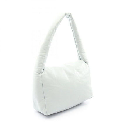 Balenciaga Shoulder Bag Monaco Mint Blue Leather Small — view 2