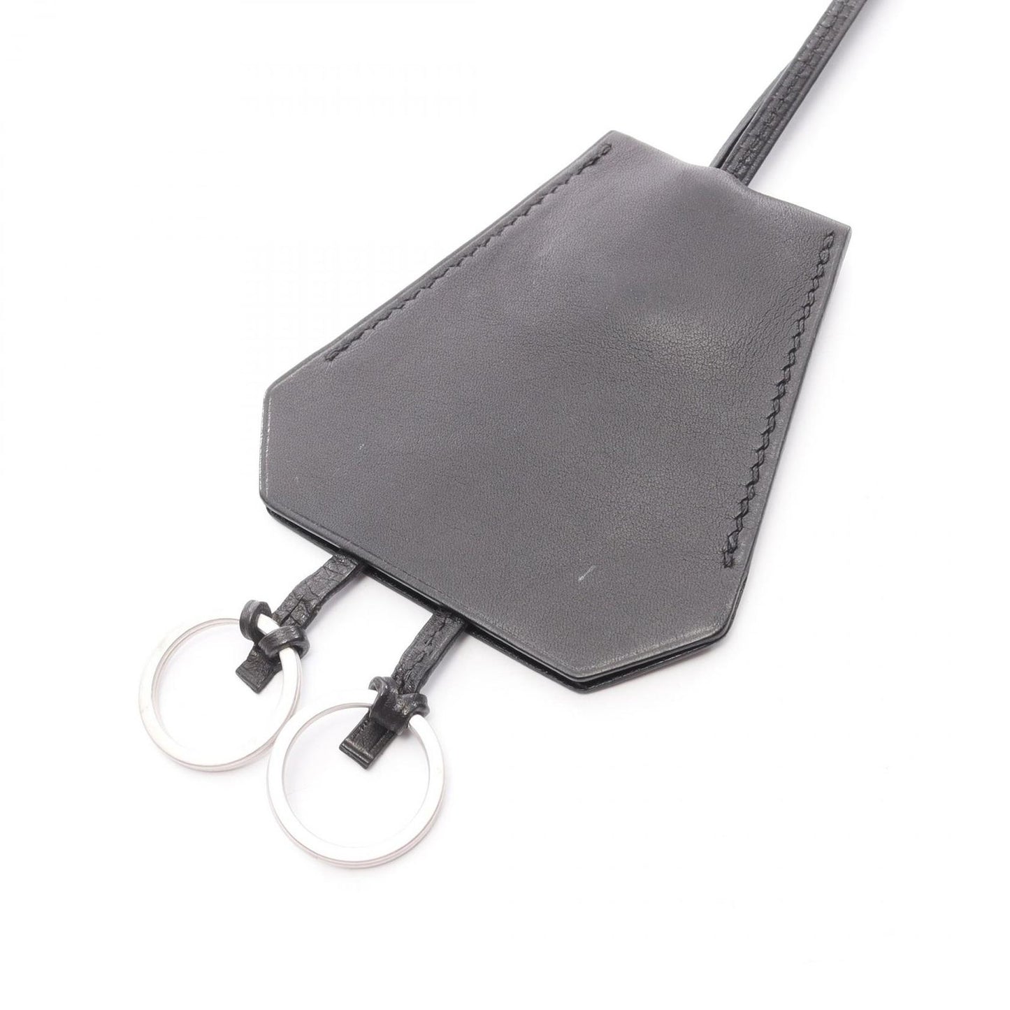Hermes Necklace Long Clochette Leather Calfskin — view 4