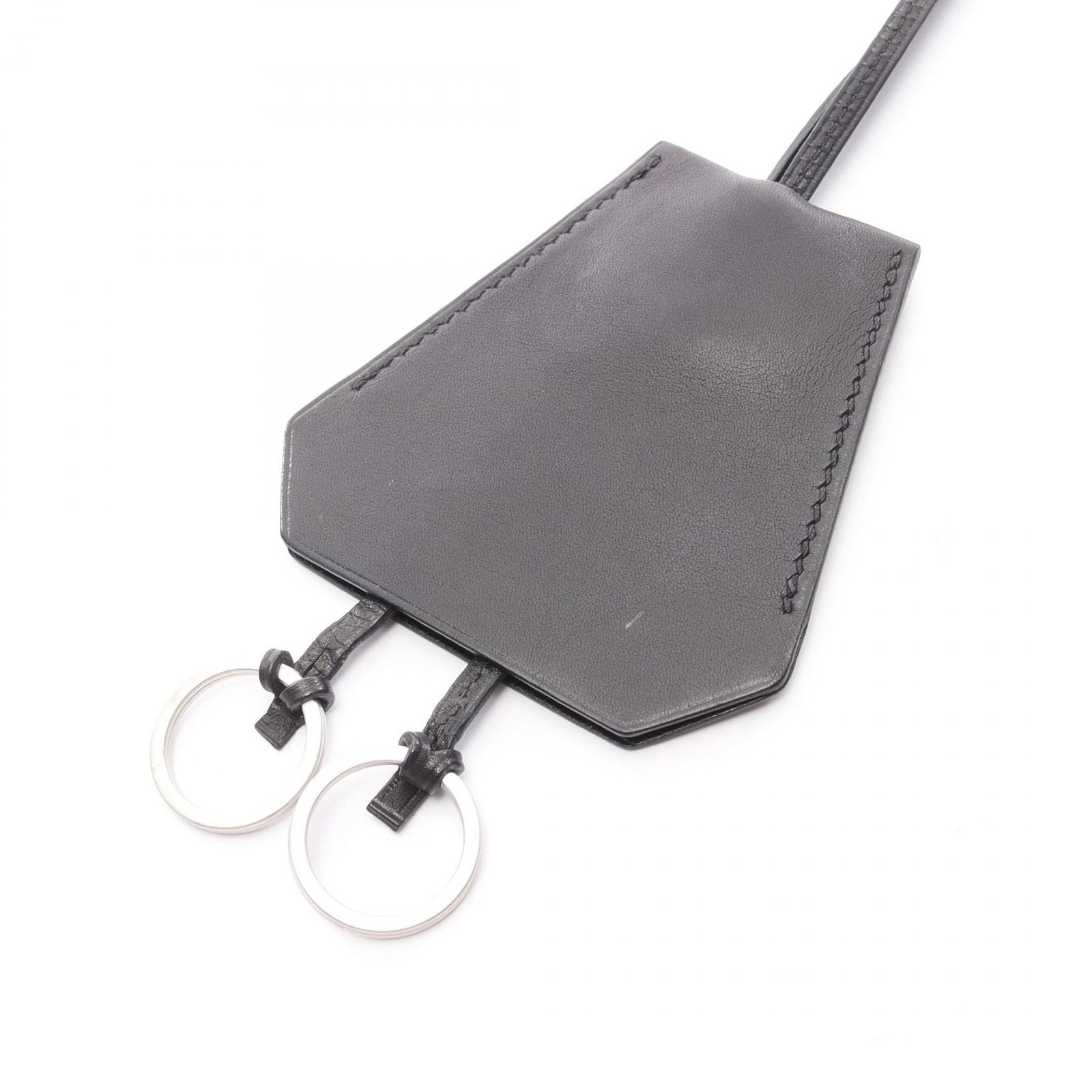 Hermes Necklace Long Clochette Leather Calfskin — view 4