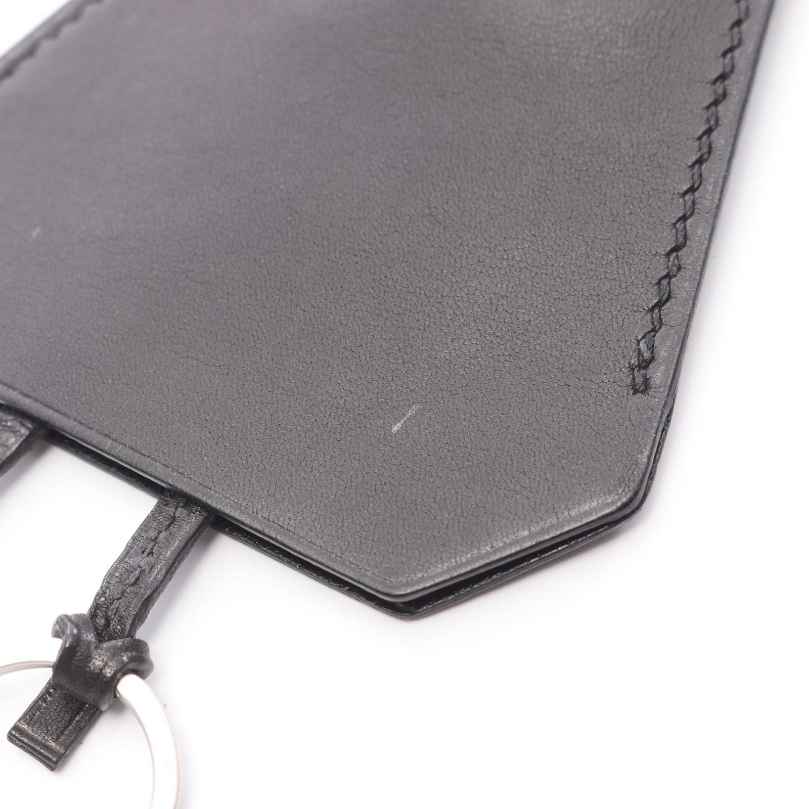 Hermes Necklace Long Clochette Leather Calfskin — view 6