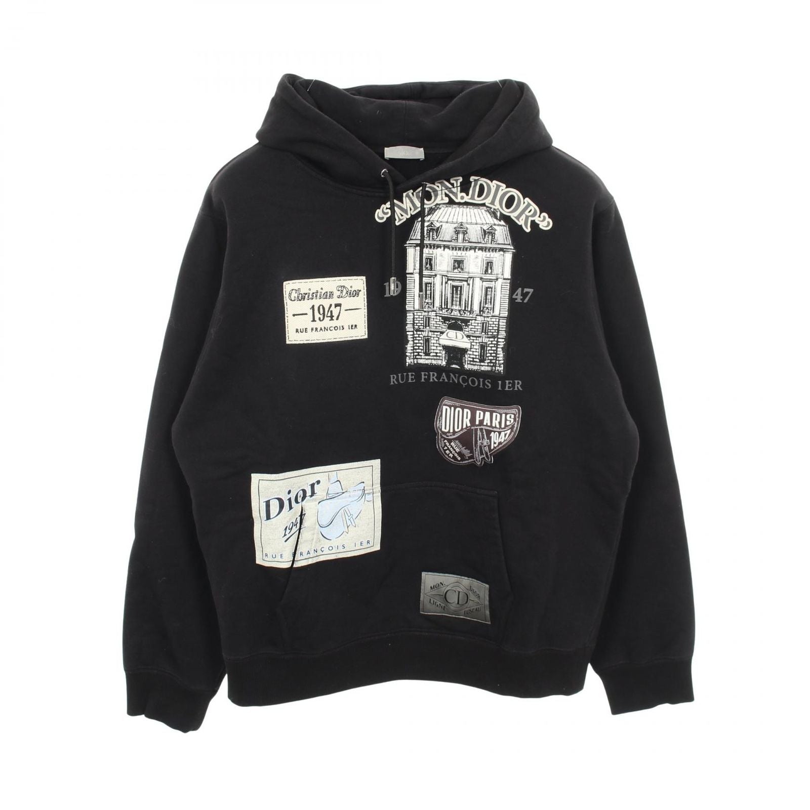 Dior Hoodie Archive Patch Brushed Lining Cotton Pullover