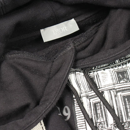 Dior Hoodie Archive Patch Brushed Lining Cotton Pullover — view 7