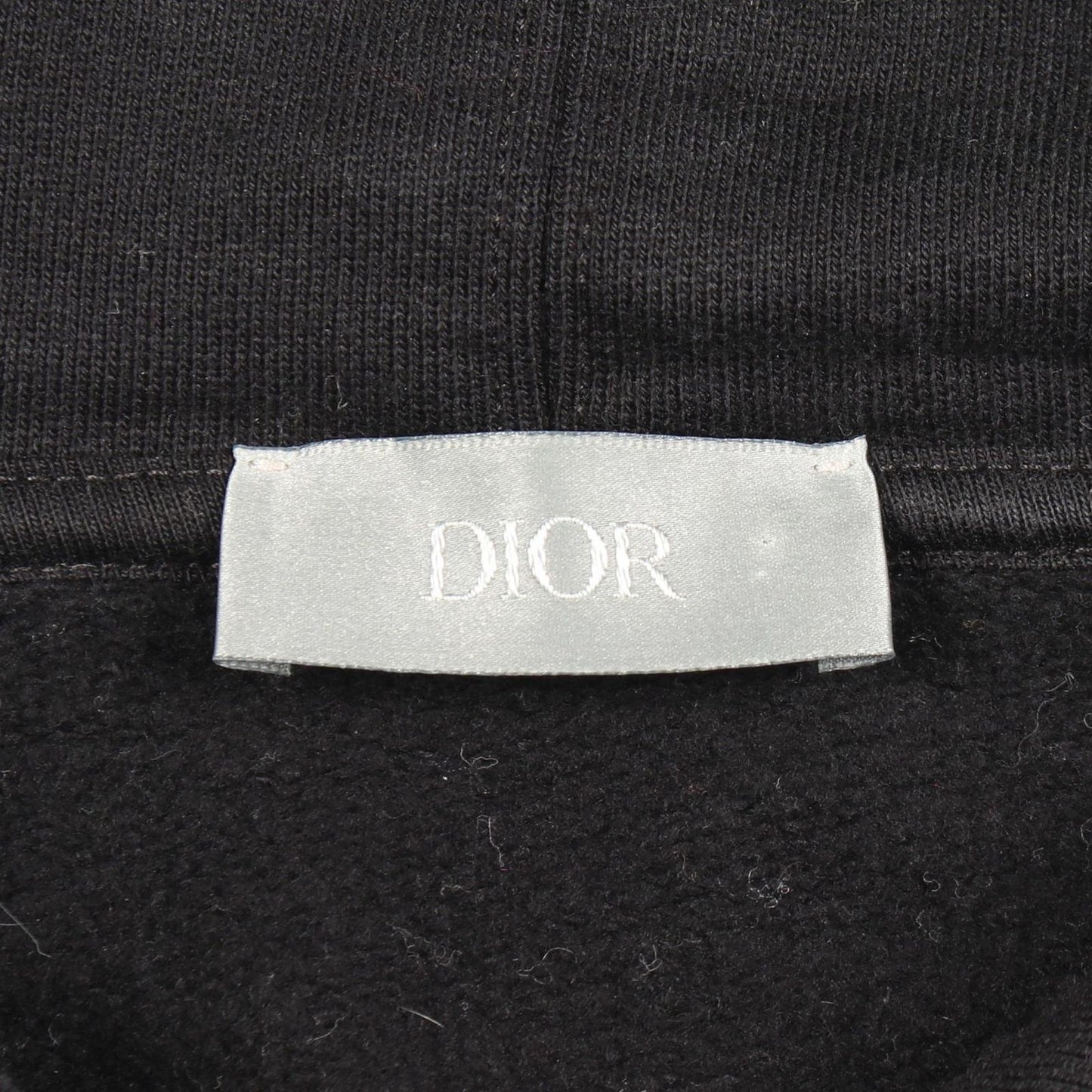 Dior Hoodie Archive Patch Brushed Lining Cotton Pullover — view 3
