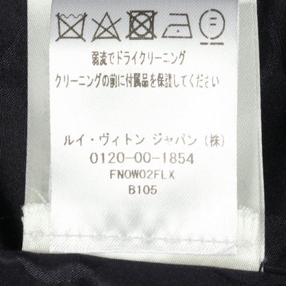 Louis Vuitton Jacket Monogram Hooded Navy Silk — view 4