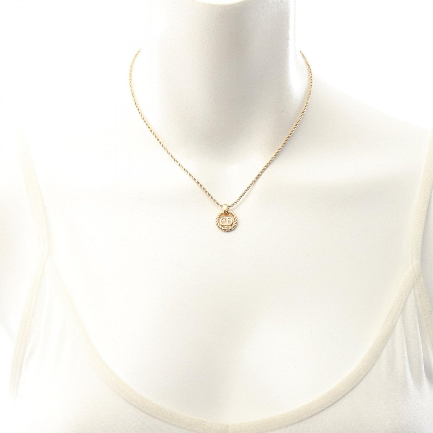 Dior Necklace CD Logo Gold — view 6