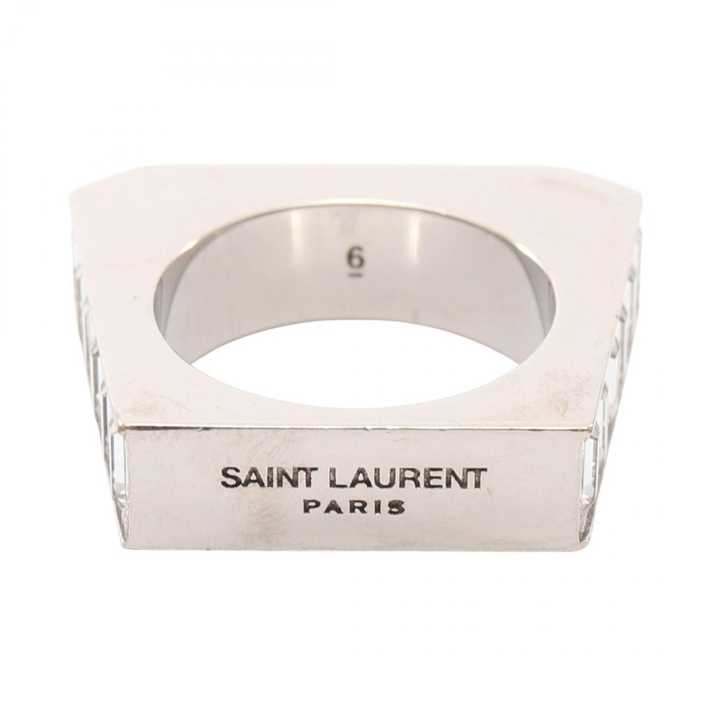 Saint Laurent Paris Ring Stainless Steel — view 3