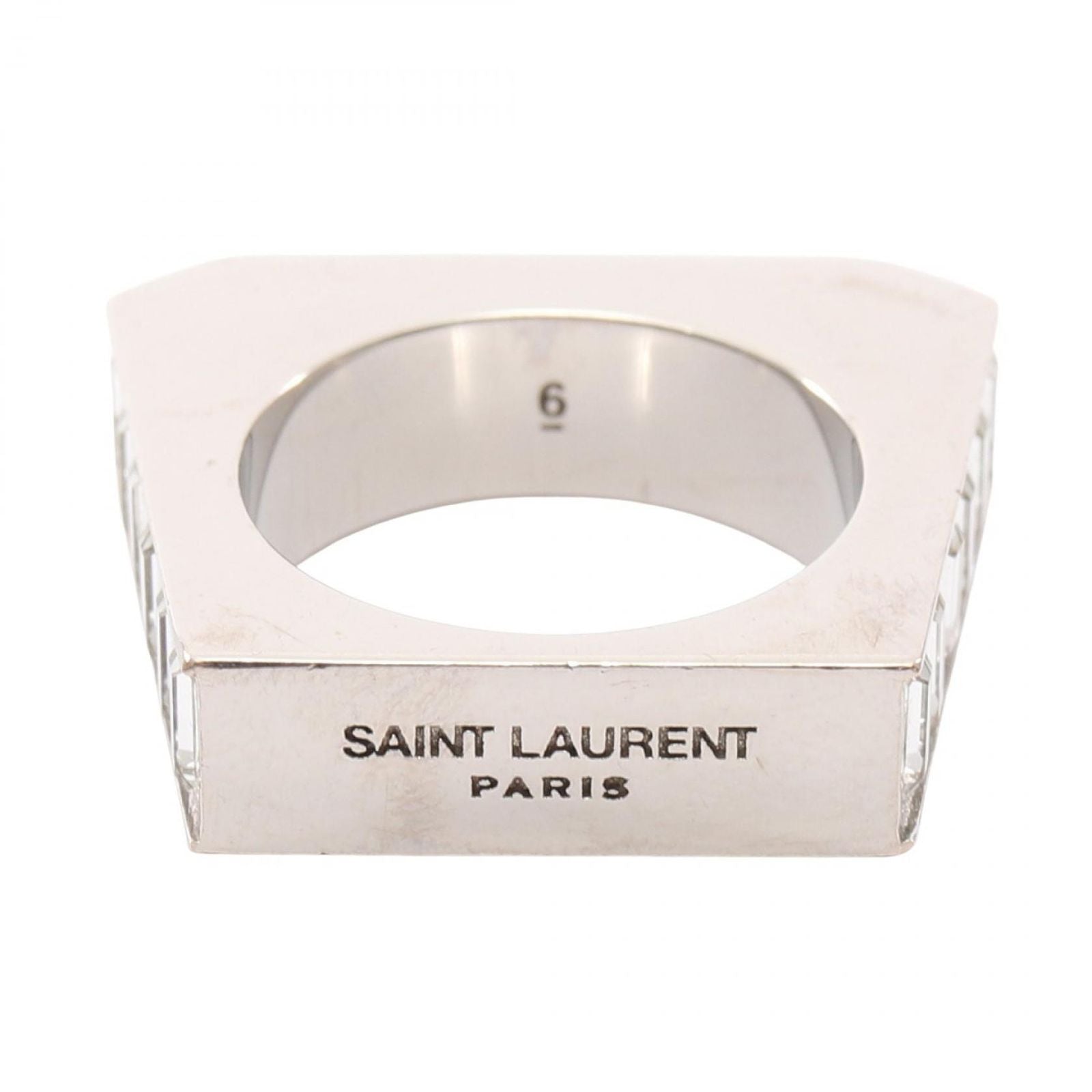 Saint Laurent Paris Ring Stainless Steel — view 3