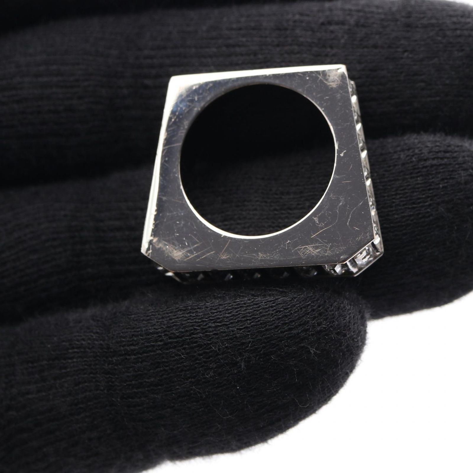 Saint Laurent Paris Ring Stainless Steel — view 6