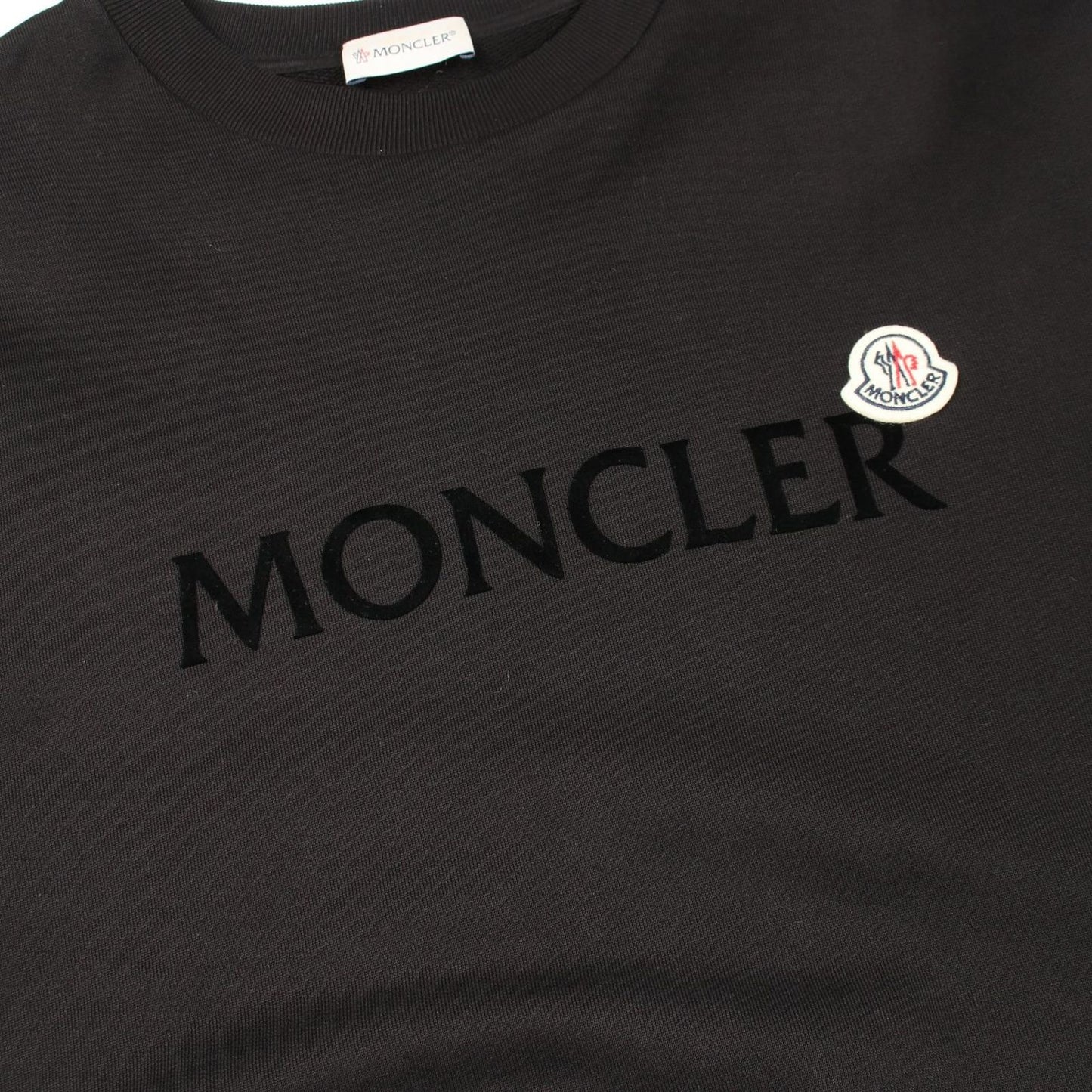 Moncler Sweatshirt Logo Crew Neck Cotton — view 7