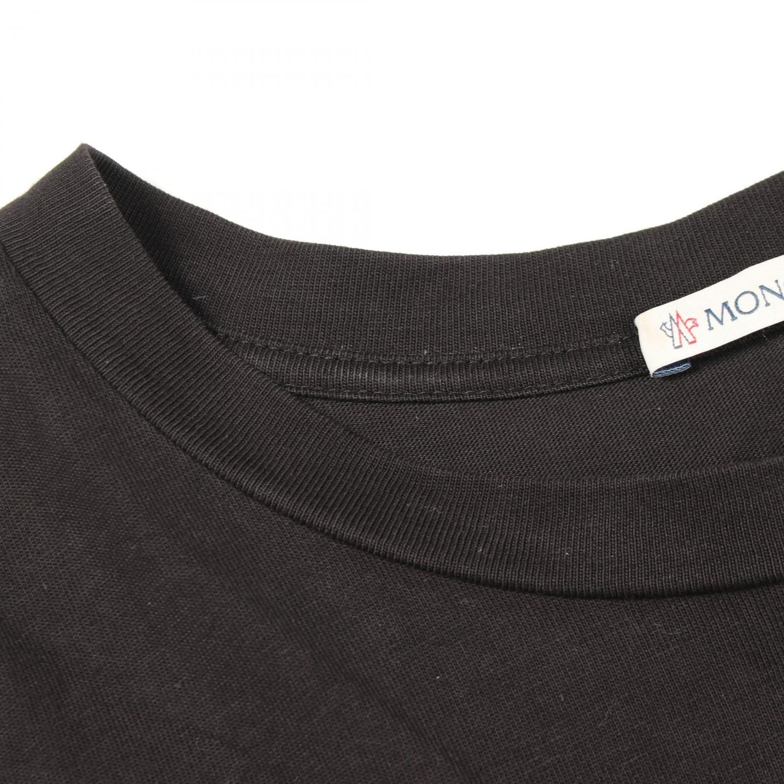Moncler Short Sleeve T-Shirt Logo Crew Neck Cotton — view 6