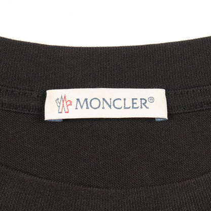 Moncler Short Sleeve T-Shirt Logo Crew Neck Cotton — view 3