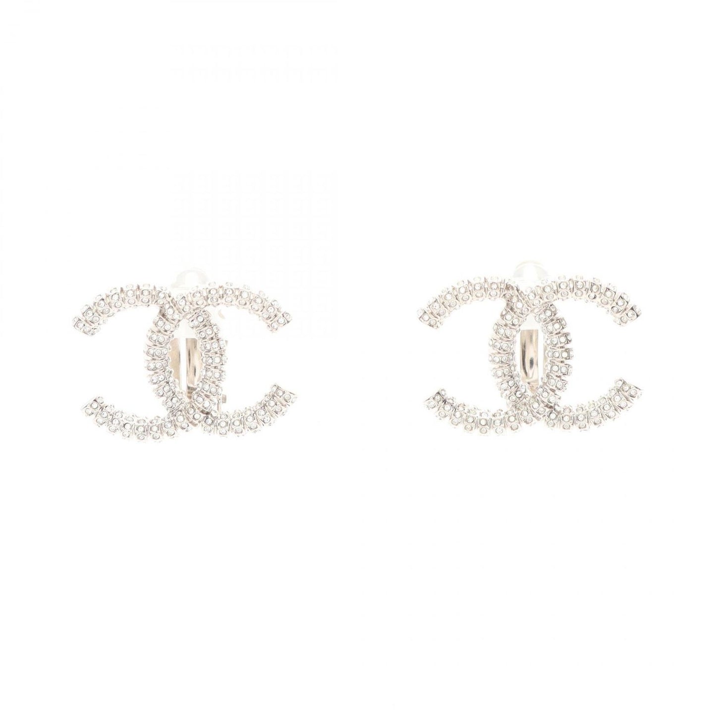 Chanel Earrings CC Logo Stainless Steel