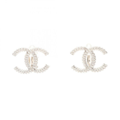 Chanel Earrings CC Logo Stainless Steel
