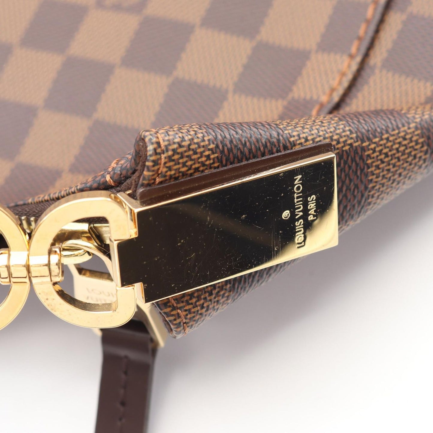 Louis Vuitton Shoulder Bag Portopello PM Canvas Leather — view 9