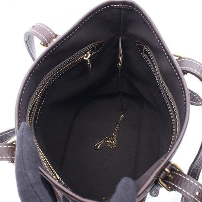 Louis Vuitton Tote Bucket PM Ebene Canvas Leather — view 3
