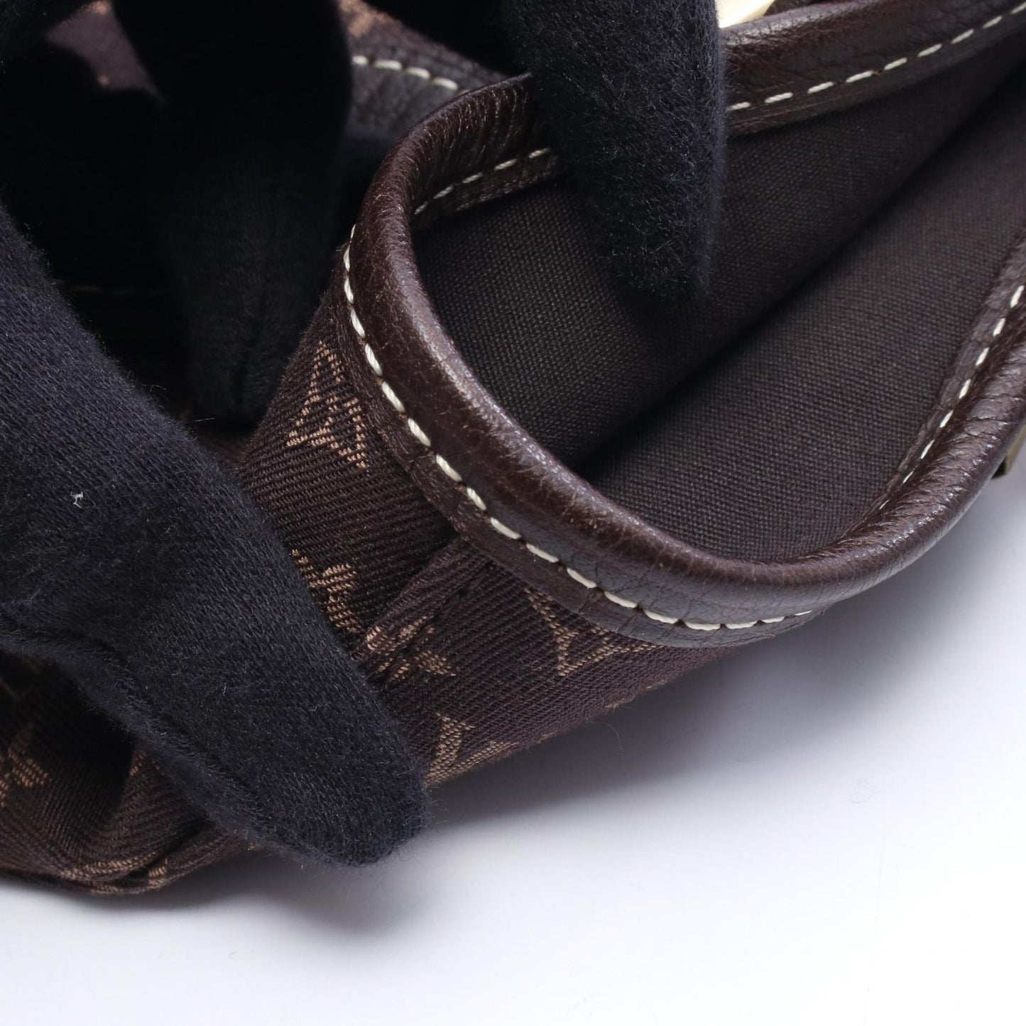 Louis Vuitton Tote Bucket PM Ebene Canvas Leather — view 8