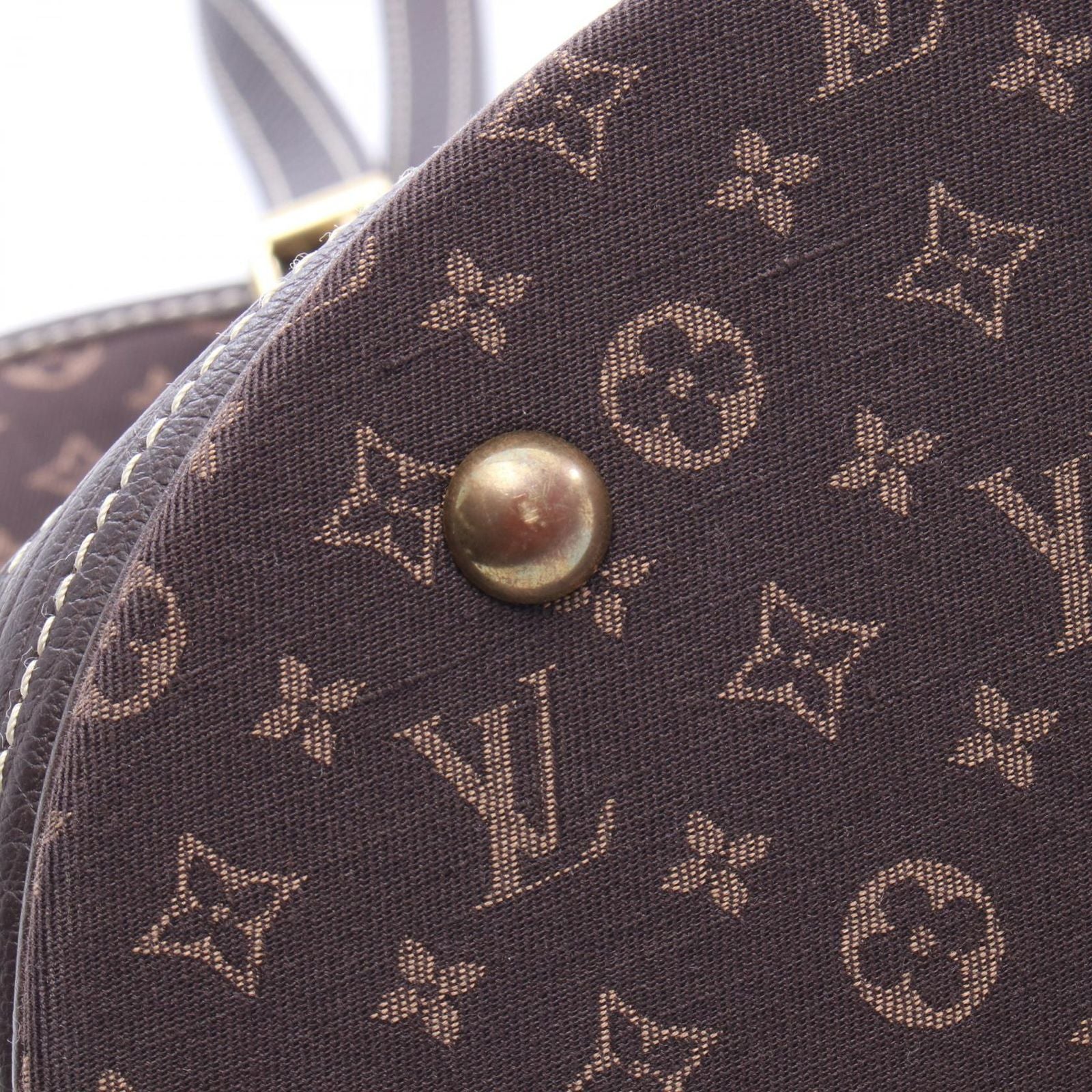 Louis Vuitton Tote Bucket PM Ebene Canvas Leather — view 6