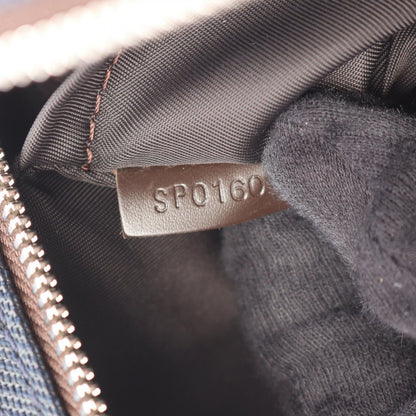 Louis Vuitton Shoulder Bag Pilot Blue Ocean Canvas Leather — view 5