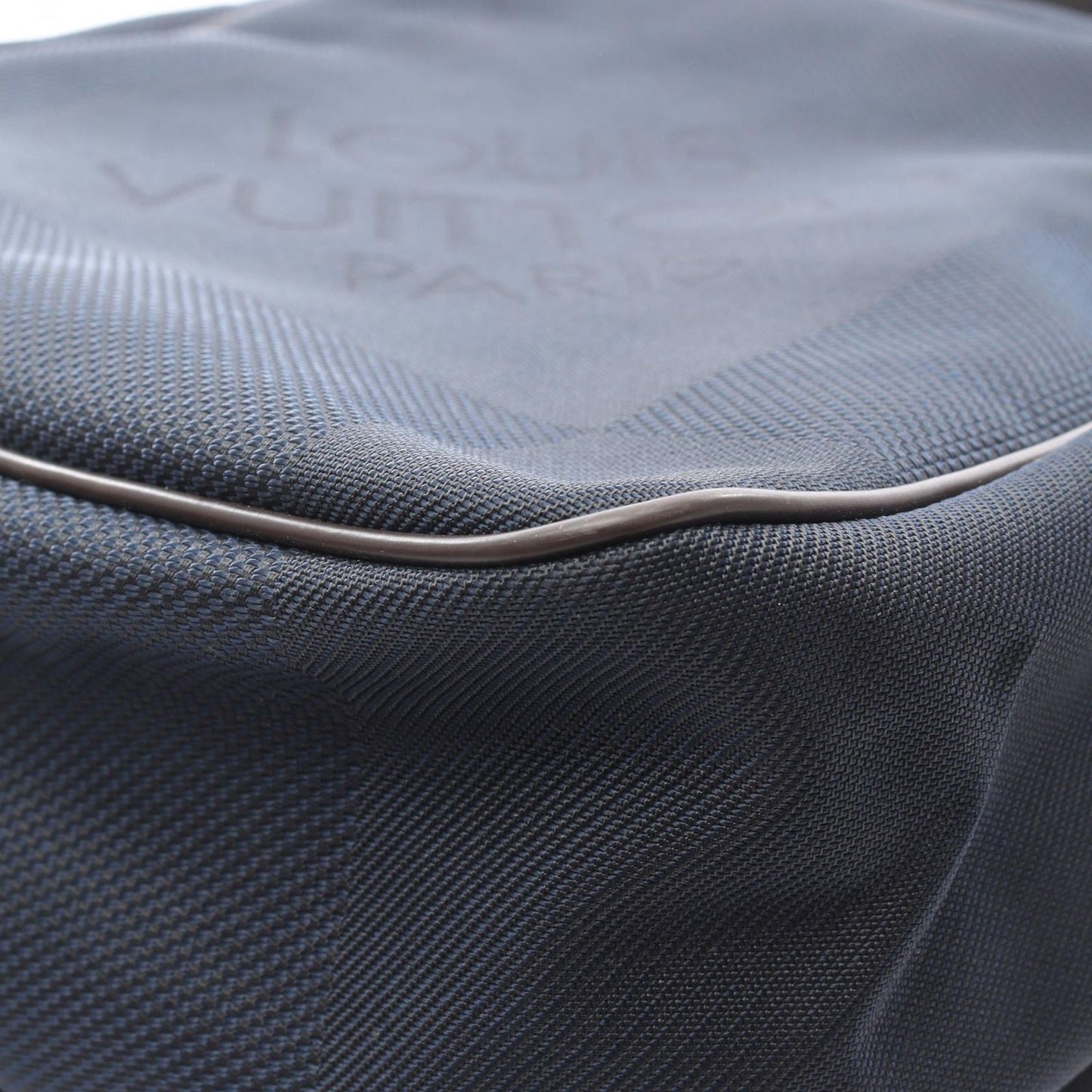 Louis Vuitton Shoulder Bag Pilot Blue Ocean Canvas Leather — view 6