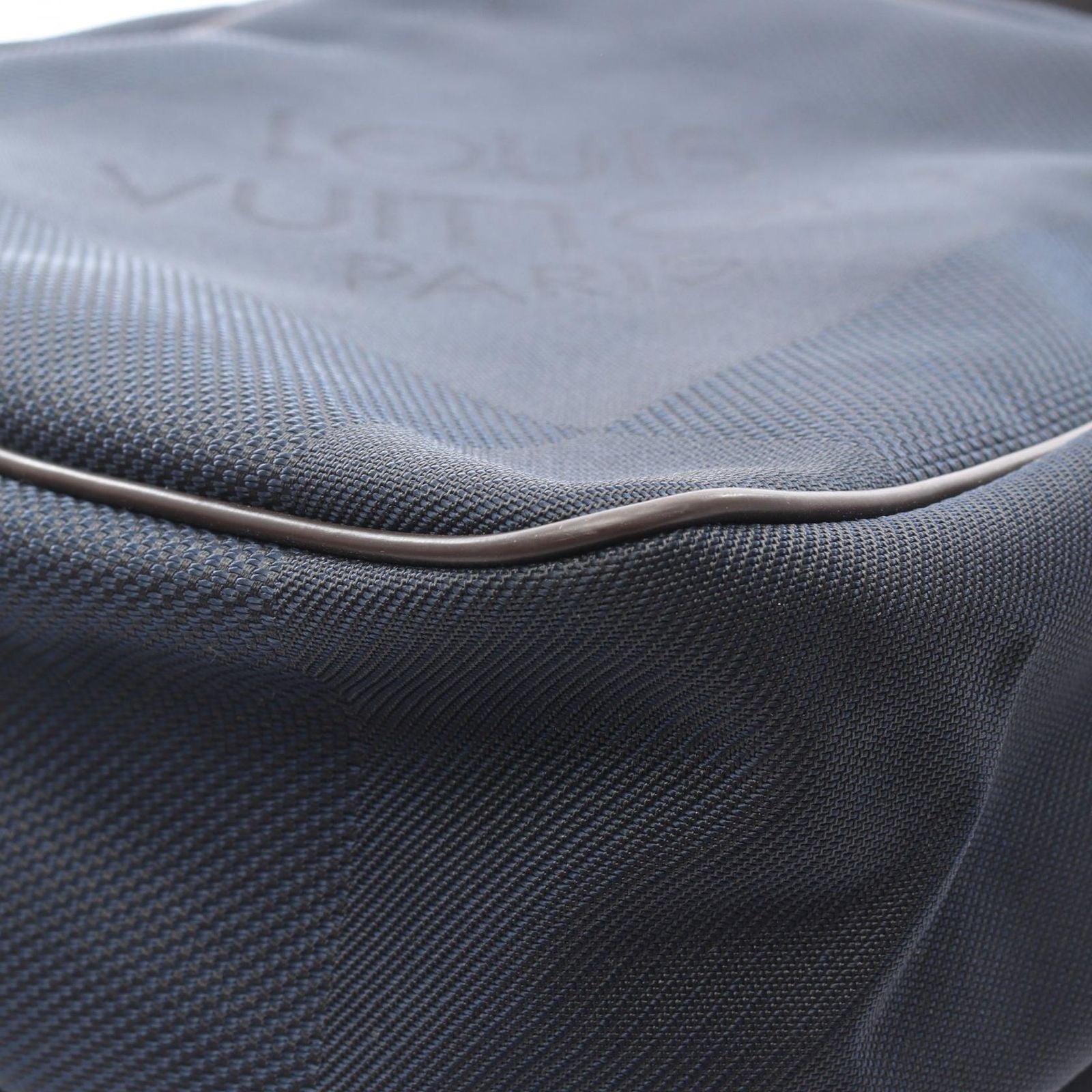 Louis Vuitton Shoulder Bag Pilot Blue Ocean Canvas Leather — view 6