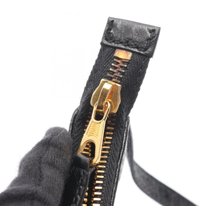 Balenciaga Shoulder Bag Classic Flat Black Leather — view 7