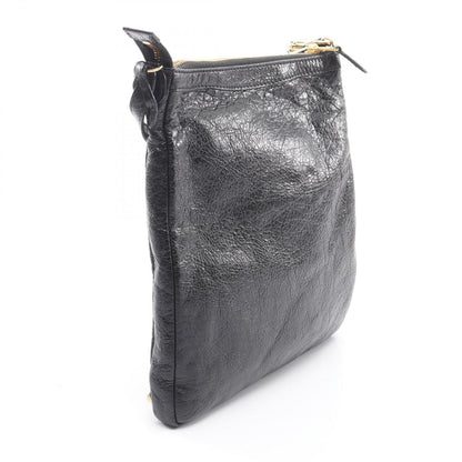 Balenciaga Shoulder Bag Classic Flat Black Leather — view 2