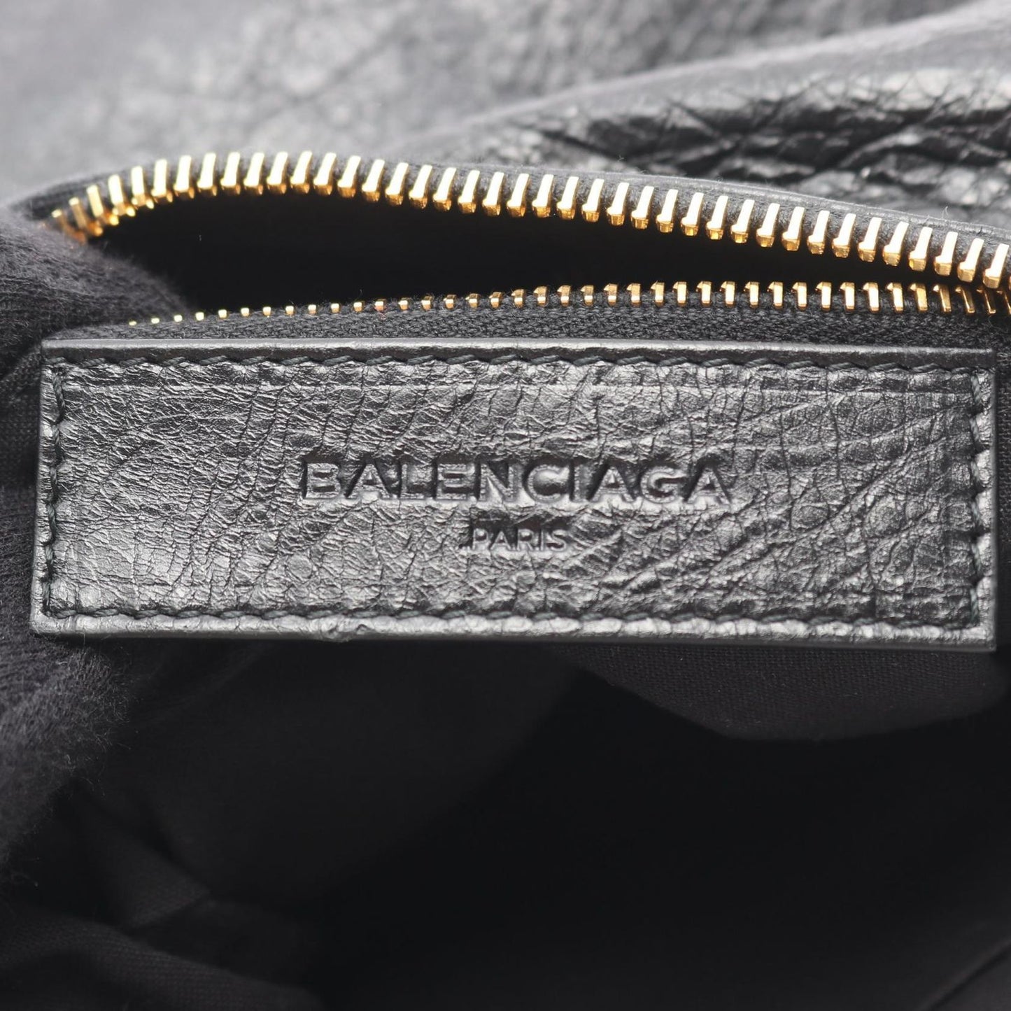 Balenciaga Shoulder Bag Classic Flat Black Leather — view 4