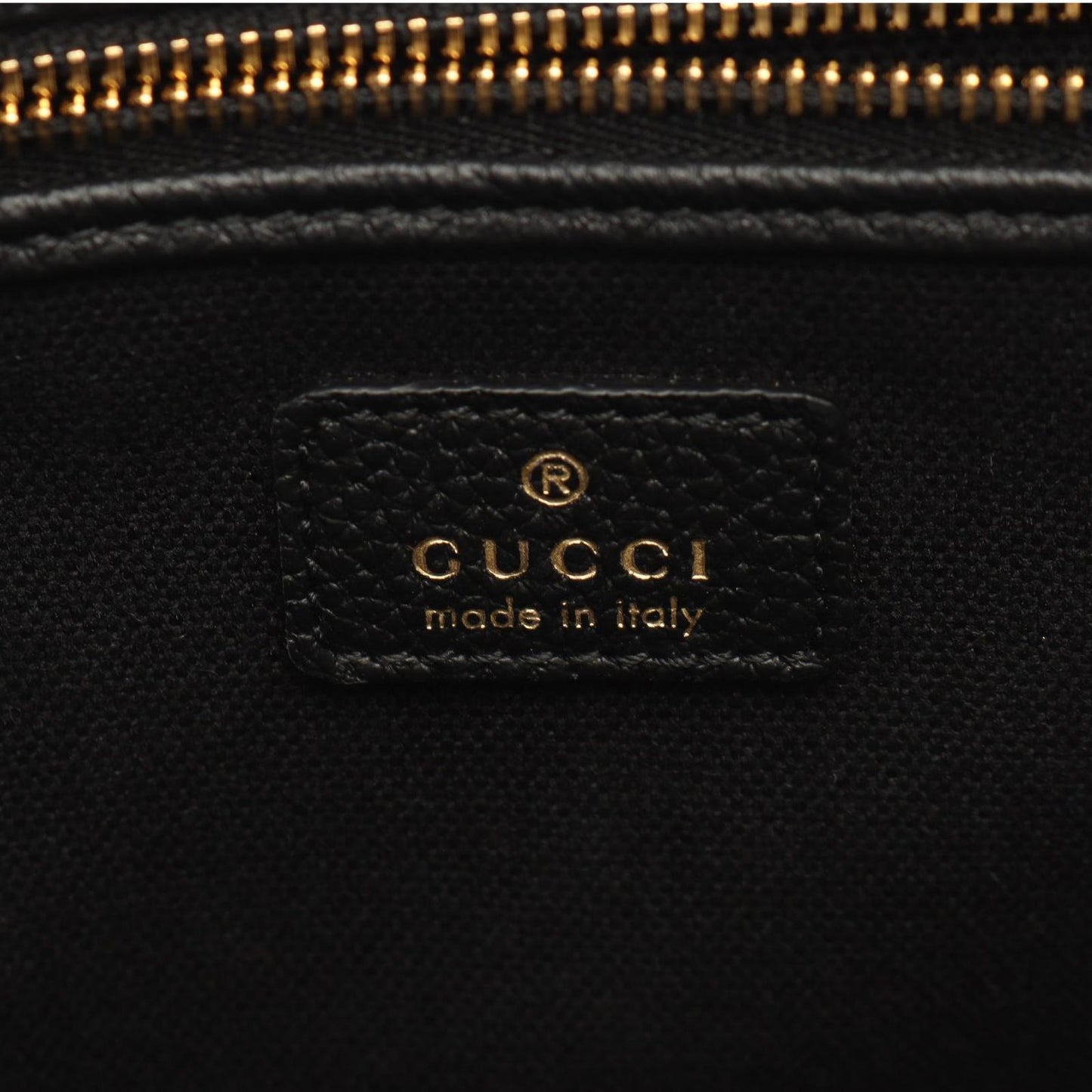 Gucci Tote with Hook Closure 2-Way Black Leather — view 4