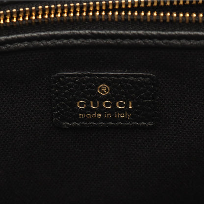 Gucci Tote with Hook Closure 2-Way Black Leather — view 4