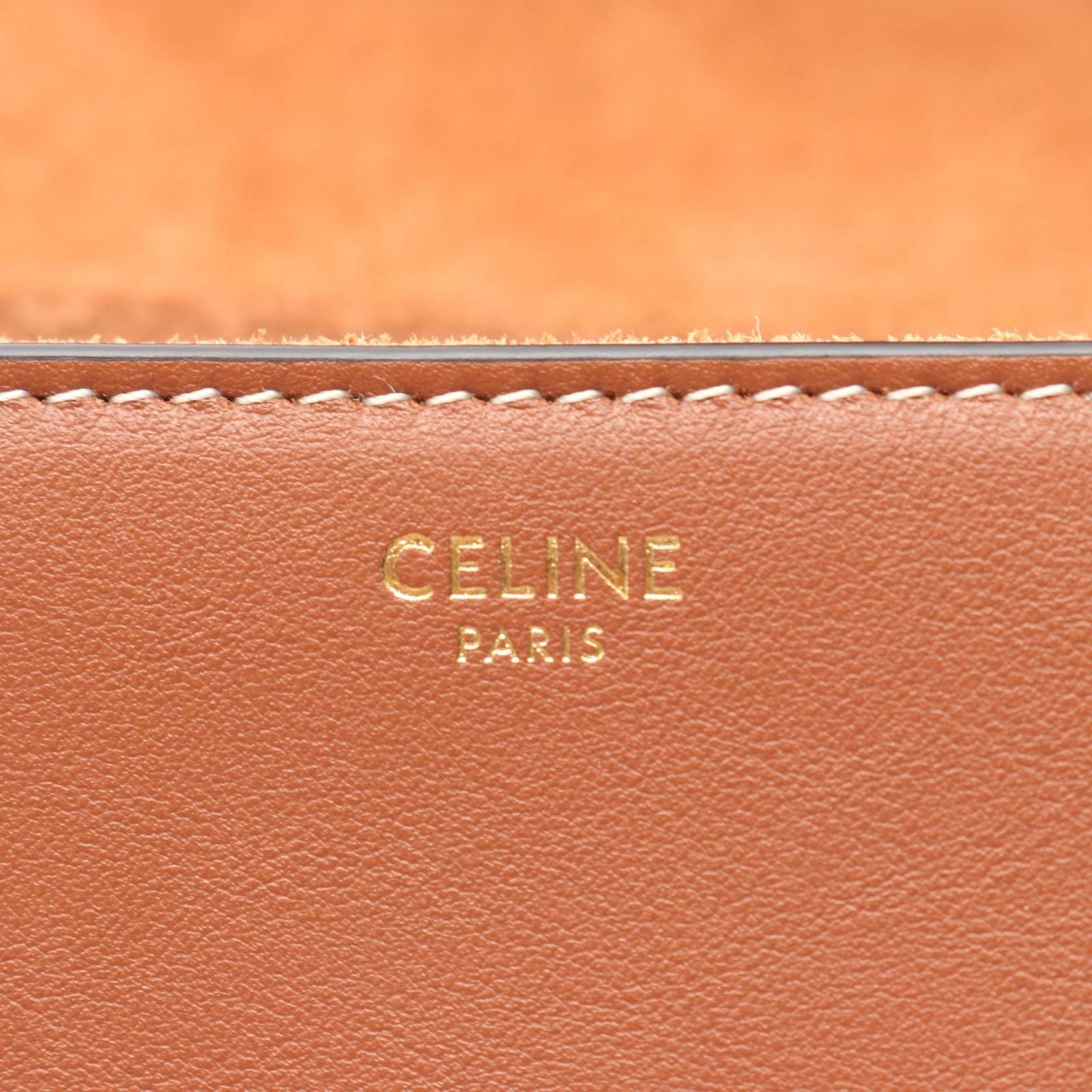 Celine Shoulder Bag Teen Soft 16 Brown Leather — view 4