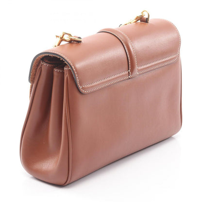 Celine Shoulder Bag Teen Soft 16 Brown Leather — view 2