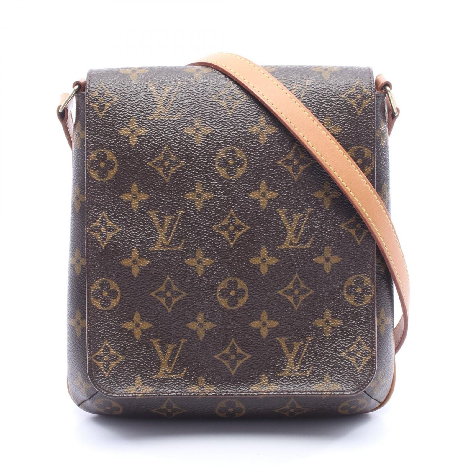 Louis Vuitton Shoulder Bag Musette Salsa Long Strap Canvas Leather