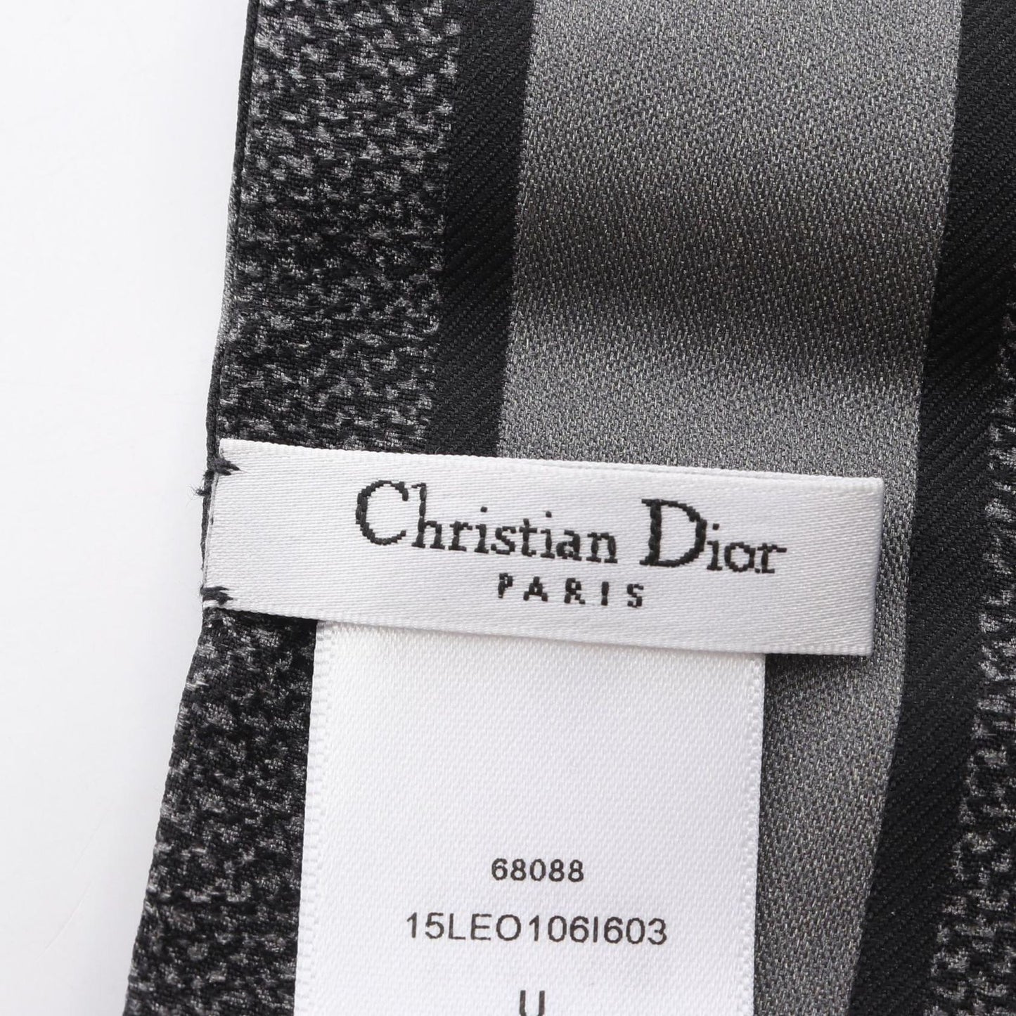 Dior Scarf Mitzah Leopard Ribbon Silk — view 4
