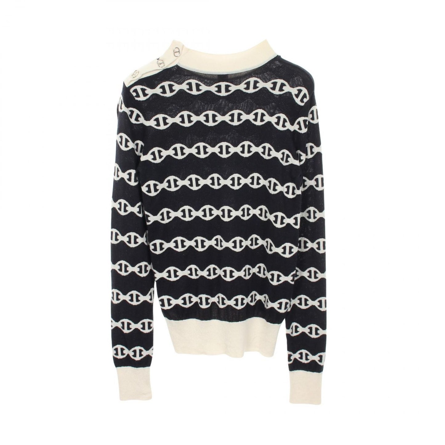 Hermes Knit Chaine D'ancre Cashmere Silk Sweater — view 2