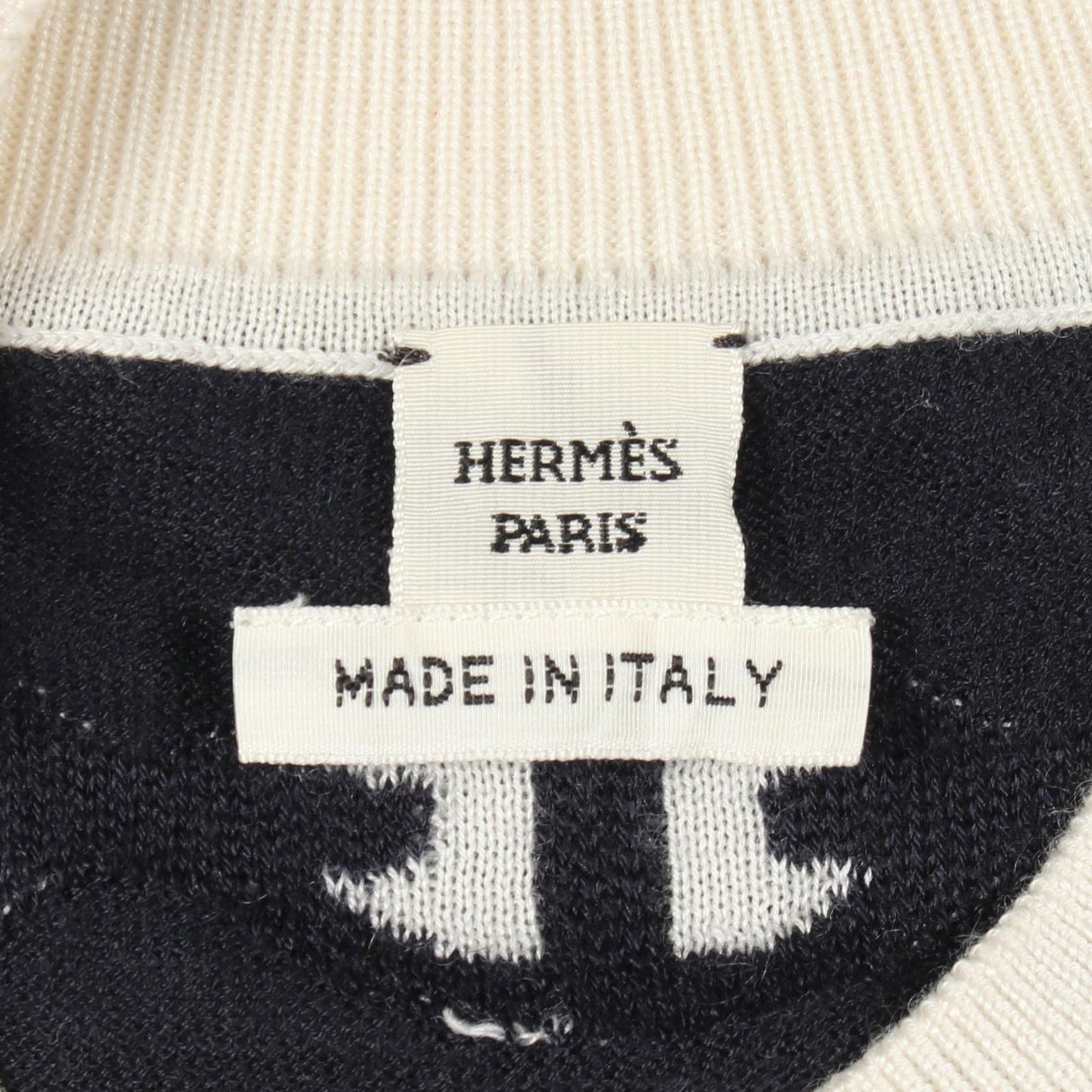 Hermes Knit Chaine D'ancre Cashmere Silk Sweater — view 3