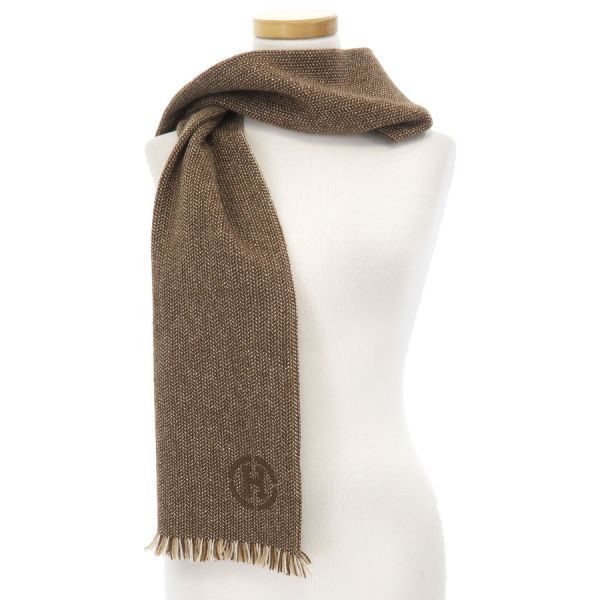 Hermes Scarf Brown — view 8