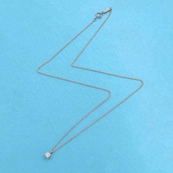 Tiffany & Co Solitaire Diamond Necklace — view 4