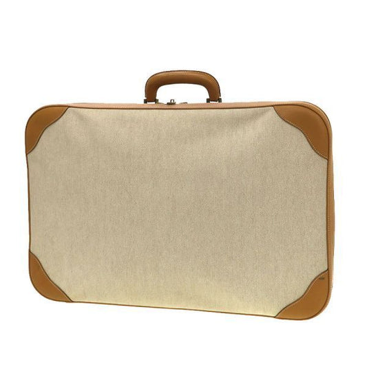 Hermes Vintage Trunk Travel Bags Beige