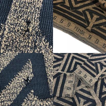 Fendi Sweater Pecan Pattern Viscose Brown — view 7