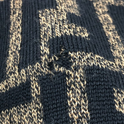 Fendi Sweater Zucca Pattern Wool Brown — view 6