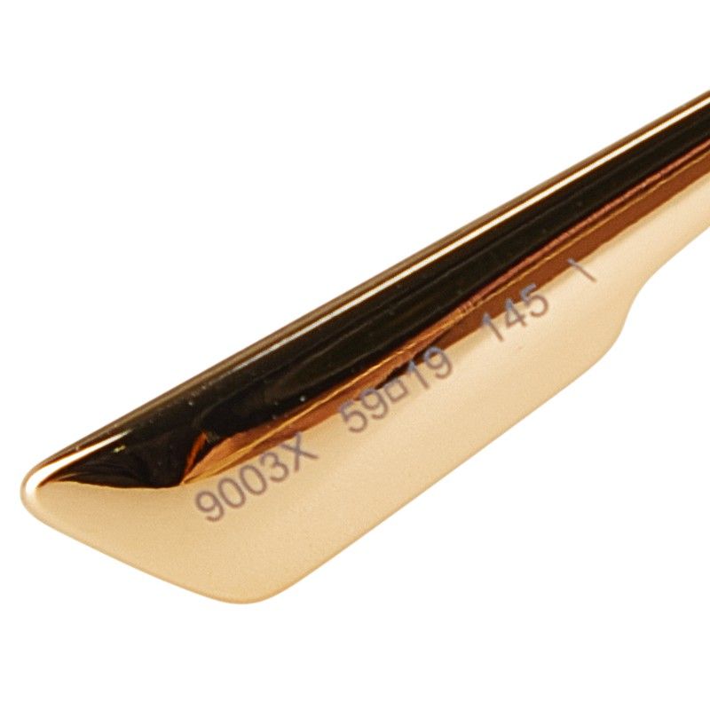 Dior CD Logo Sunglasses Clear Gold Acetate 1- Eyewear — view 8