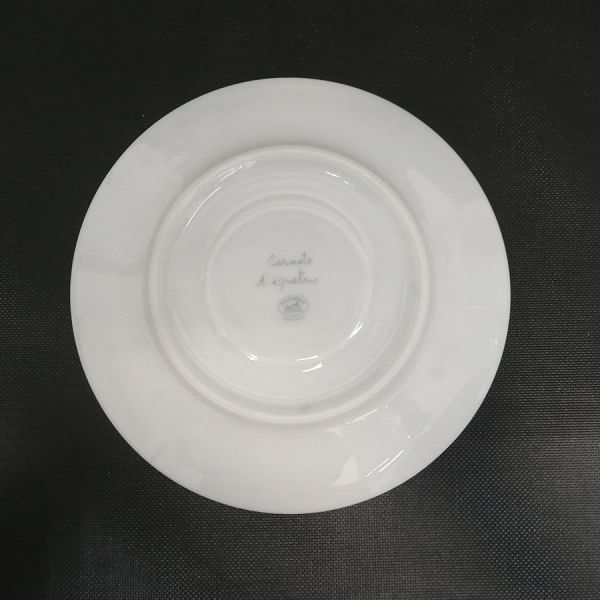 Hermes Red Roadside Sketch Tea Cup & Saucer — view 8