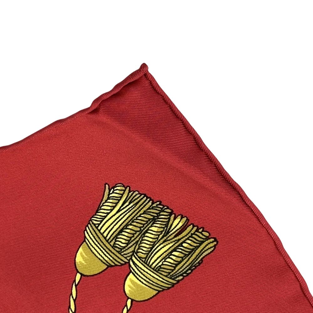 Hermes Scarf Carre 90 Vue du Carrosse de la Reale Queen's Coronation Silk Black — view 7