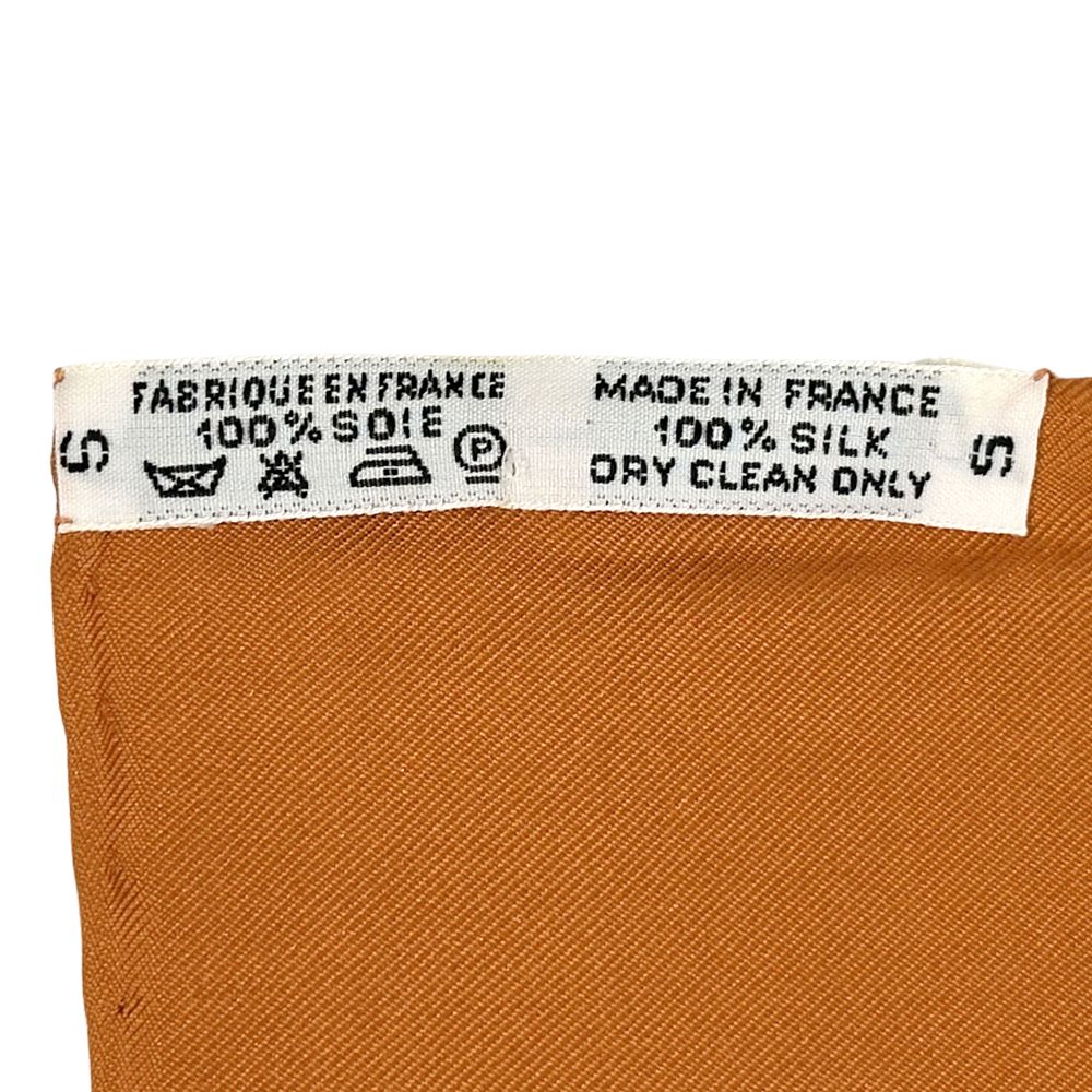 Hermes Scarf Carre 90 Ceres Goddess Silk Orange Multicolor Large — view 5