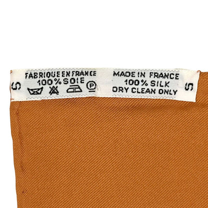 Hermes Scarf Carre 90 Ceres Goddess Silk Orange Multicolor Large — view 5
