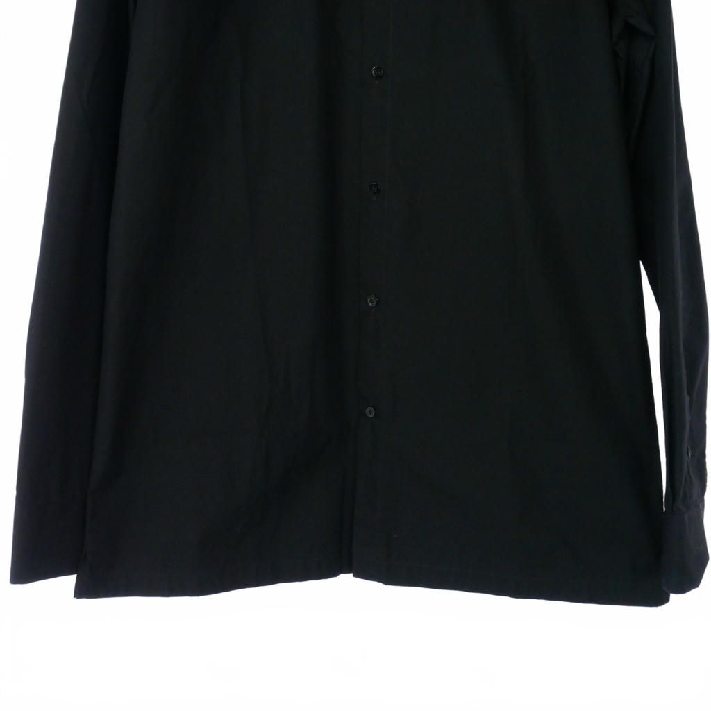 Fendi Shirt Long Sleeve Zucca Pattern Cotton Silk 41 Black — view 4