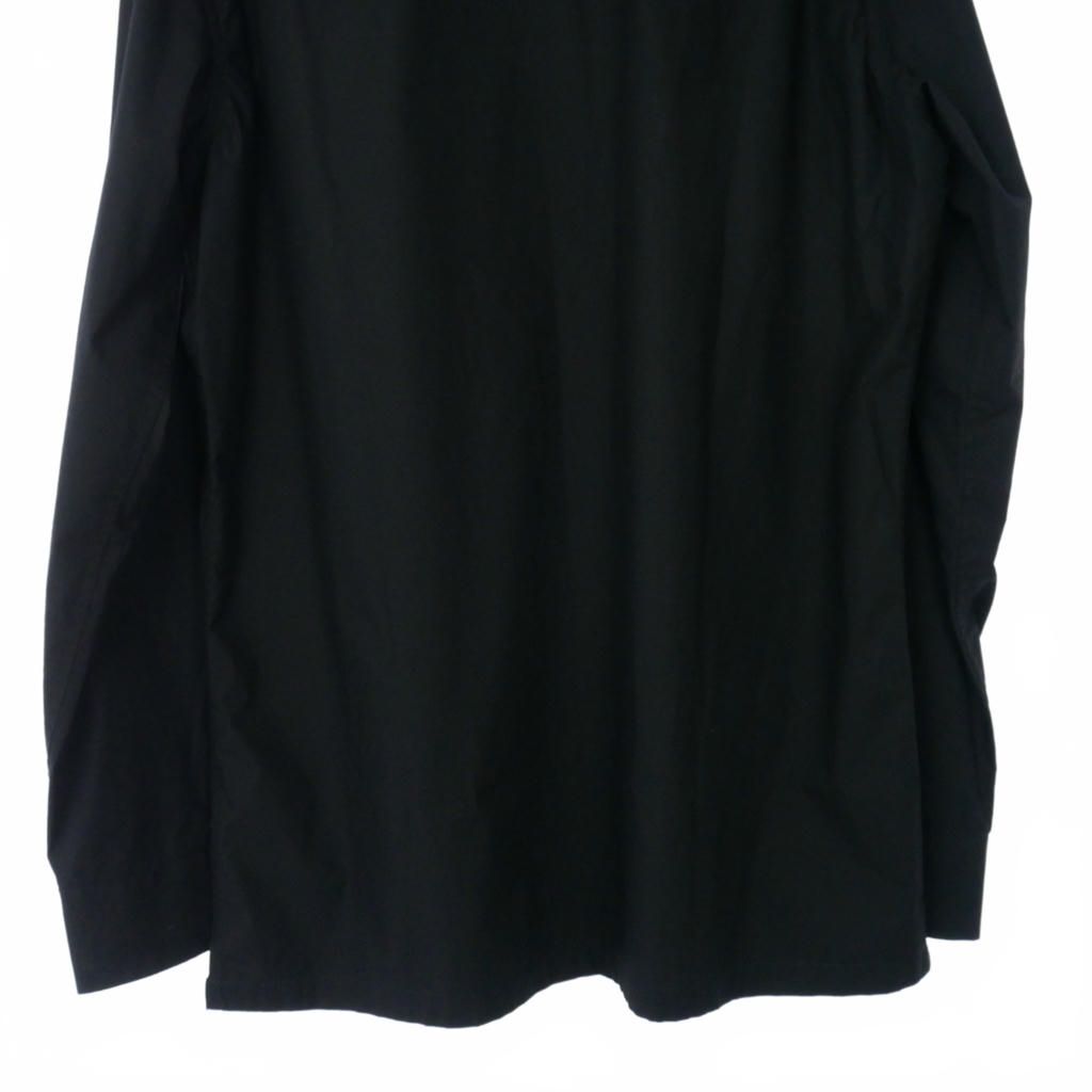 Fendi Shirt Long Sleeve Zucca Pattern Cotton Silk 41 Black — view 7